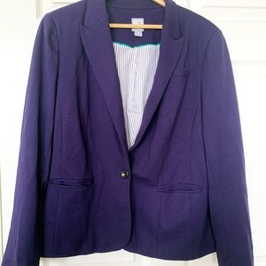 Purple knit JC Penney Blazer